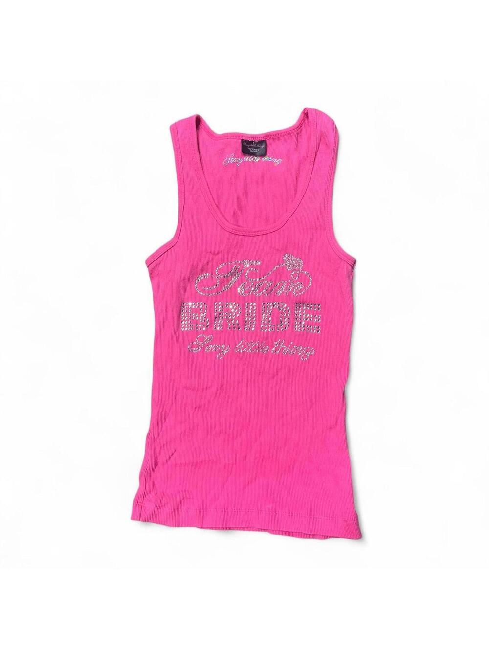 y2k Victoria secret bride tank